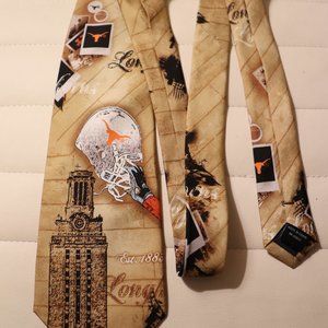 Texas Longhorns Football Silk Tie By Larson